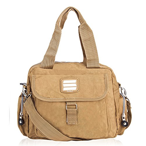 Suvelle Lightweight Go-Go Messenger Travel Everyday Crossbody Bag Multi Pocket Shoulder Handbag 1508