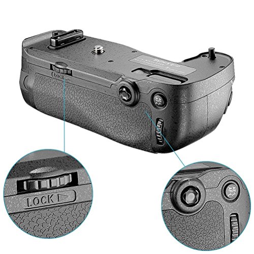 Neewer Bloc Batterie Grip Poign  e d Alimentation Extension de Batterie Remplacement de Nikon MB-D16 Comme EN-EL15 Batterie pour Nikon D750 Reflex Num  rique