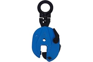 WEIGR 2T Vertikalklemme Kran Klemmezum Blechklemme Hebeklemme Blechgreifer für Anheben und Transportieren - Vertikal Hebegreifer mit Feststellhebel für Öffnen und Verriegeln der Backen