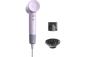 Laifen SE Asciugacapelli con 200 Milioni di Ioni Negativi E Motore Brushless da 105.000 Giri Al Minuto. Asciugacapelli Potente Ad AltaVelocità Silenziosoe con Accessori Magnetici (Viola）