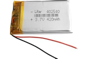 Bateria 402540 LiPo 3.7V 420mAh 1.554Wh 1S 5C Liter Energy Battery voor Elektronica Oplaadbare telefoon Smartwatch klok video led GPS - Niet geschikt voor Radiobesturing 42x25x4mm (420mAh|402540)