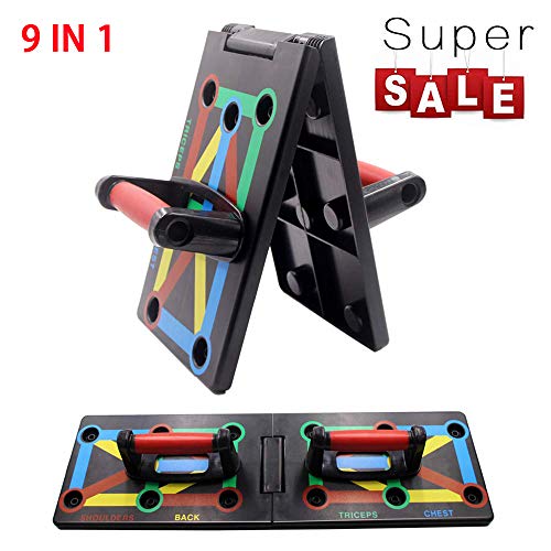 9 in 1 faltbare push up rack board mit handgriff für muskeltraining effektiv formen