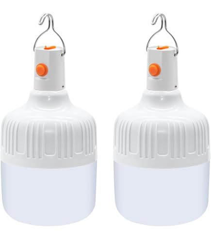 Blukar Lanterne de camping rechargeable, 7 modes d'éclairage, 60 LED