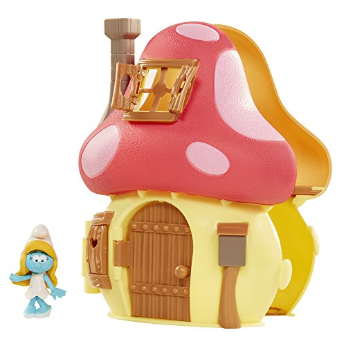 Preisvergleich Produktbild The Smurfs Pilz Haus Spielset Schlümpfe mit Schlumpfine