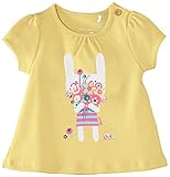 Kite Baby-Girls Bunny And Bouquet Round Collar Short Sleeve T-Shirt