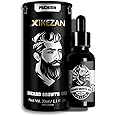 XIKEZAN Men's Beard Growth Oil - All Natural Formula for a Fuller | Healthier Beard and Hair - Softens, Strengthens | Promotes Growth - (Pack of 1 (30ml))