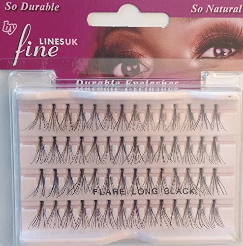 Individual False Durable Knotted Eyelashes (Long (618-56))