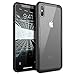 Produktbild Yokata iPhone X Hülle Silikon Transparent Durchsichtig Schutzhülle Bumper Dick Handytasche Ultra Dünn Slim iPhone X Handyhülle Tasche Schutz Covers Cases für iPhone X iPhone 10 - Schwarz