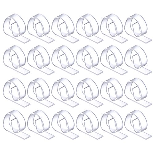 24 Pack Plastic Tablecloth Clips, Clear Table Cover Cloth Clamps Holder for Party Picnic reviews 24 Pack Plastic Tablecloth Clips, Clear Table Cover Cloth Clamps Holder for Party Picnic