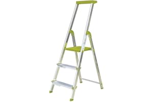 Escalera Aluminio Rolser BriColor 3 Peldaños - Lima. Certificada según Norma Europea EN-131 para Uso doméstico y Profesional.