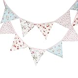 telas vintage amazon Longitud total: 3,2 metros. Solo tamaño de la bandera: el 17 cm * 17 cm * 17 cm/aprox 6,7 ".