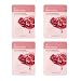 The Face Shop Real Nature Face Mask, Pomegranate, 20g (Pack of 4) RS.200.00