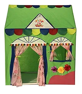 Homecute Hut Type Kids Toys Jumbo Size Play Tent House for Boys and Girls (Green)