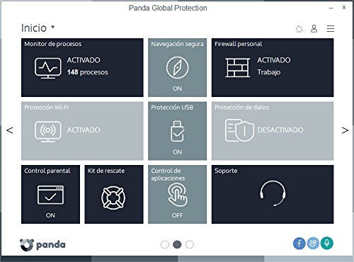 Panda Global Protection - Software Antivirus  Dispositivos Ilimiatados  1 a  o  Protecci  n Completa