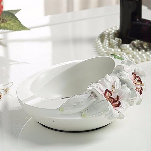 European-style Korean pastoral style creative resin ashtray, pink,Pink