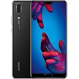 Huawei P20 128 GB 5.8-Inch FHD+ FullView Android 8.1 SIM-Free Smartphone with Veho Headphones, Single SIM, UK Version - Black
