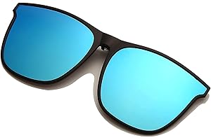 Long Keeper Clip per Occhiali Polarizzati - Clip On Occhiali da sole Unisex Clip su Occhiali da vista Lenti Polarizzate per Guida Sportivi Pesca