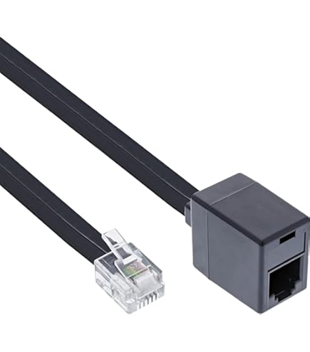 6 Accoppiatori RJ11 6p4c Per Linea Telefonica - Collegamento Femmina/Femmina