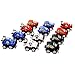 Race Cars 12 Pack Pull Back & Let Go Powered, Assorted Car Colors: Red, White, Blue and Black, 3-4 Inch Cars …