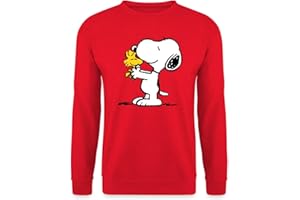 Spreadshirt Peanuts Snoopy Und Woodstock Unisex Pullover