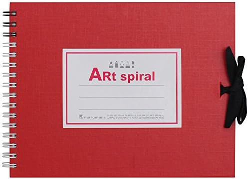 ART SPIRAL F0 Sketchbook - Red