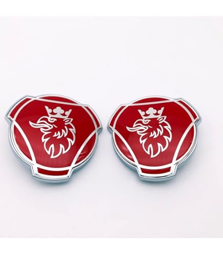 2 Pcs New Griffin Emblem for Scania Truck Front Bumper