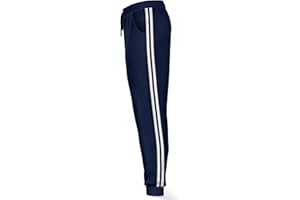 trending babz Kids Boys Girls Cuffed Ankles Elasticated Waist Double Side Stripe Sweat Pant Track Jogging Bottom Trouser Joggers Sports UK 7-13 Yrs