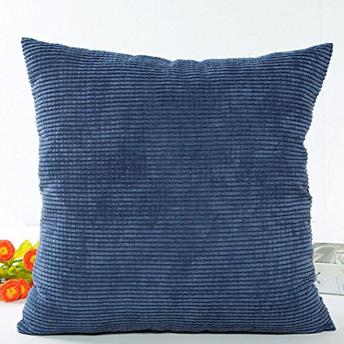 YanHoo Pillow Case Sofa Waist Throw Cushion Cover Home Decor (Blue)