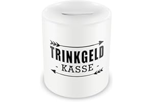 ‎SAMUNSHI Samunshi® Tip Money Box Coffee Cashier - Tip Cash Till - Hairdresser Tip Tin Money Box Tip Piggy Bank Tip Money Box