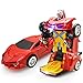 Produktbild Zantec Kind Deformation Elektro Auto Licht Musik Universal Variation Roboter verwandelt Modell Fahrzeuge Spielzeug fr Kinder gelb