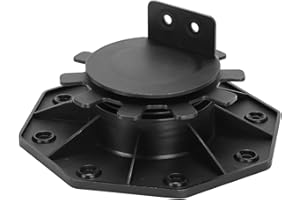 Gimisgu Stelzlager 30 Stück Stellfuss höhenverstellbar 30-60mm Plattenlager - Stelzlager für Terrassendielen-Unterkonstruktion Holz, WPC und Stein