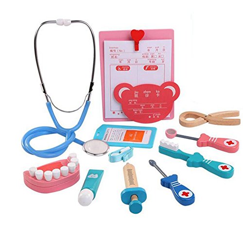 Preisvergleich Produktbild Simulationsdoktor Stellte Kinder Plastikbündel Spielzeugrollenspiel-Spiel Vortäuschen Zubehör-Pädagogischen CFZHANG