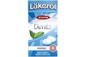 24 lådor x 36 g Läkerol-bucklor mentol – original – svenska – sockerfri – xylitol – pastiller – pastiller – pastiller – drage