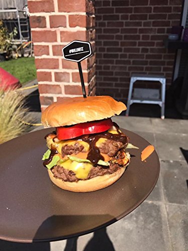 #Grillmatz Burger-Spieße # Sandwich-Spieße # Snack-Spieße im 5 er-Set # Grill+Burger+Grillmatz-Spieß=mmmmh