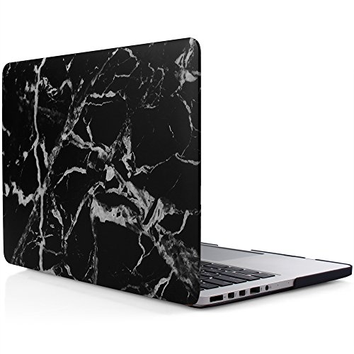 iDOO MacBook Schutzh  lle   Hard Case Cover Laptop H  lle  F  r MacBook Pro 13 Zoll mit Retina Display - ohne CD-Laufwerk  A1425 A1502  - matt  schwar
