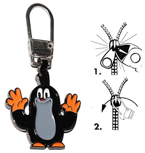 Preisvergleich Produktbild alles-meine.de GmbH Zipperanhänger - der Kleine Maulwurf - Anhänger für Reißverschluss - Zipper - für Kinder / Mädchen & Jungen - Reißverschlußanhänger - Jacken Reißverschlüsse