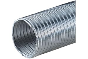 ARMAR TRADING LTD Manguera flexible de aluminio de 180 mm / 7" de aleación de aire extractor de tubo flexible canal de ventilación AF180