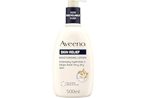 Aveeno Skin Relief Moisturising Lotion, With Soothing Triple Oat Complex & Shea Butter, Suitable For Sensitive Skin, 72-Hour 