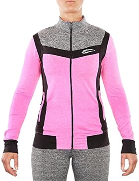 SMILODOX Sportjacke Damen | Zip Hoodie für Sport Training & Freizeit | Trainingsjacke - Laufjacke – Fitnessjacke...