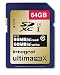 Produktbild Integral INSDH32G10-95/60u1 V2 UltimaPro X 32 GB SDXC HIGHSPEED Class 10 Speicherkarte 64gb