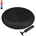 Produktbild 34cm 35cm Ballsitzkissen inkl. Pumpe für Fitness, Yoga, Reha, Rückentraining und coordination, TRIDEER Anti-Burst Sitzballkissen Balance Board Balance Kissen Wackelbrett Gleichgewichtskissen für Damen Herren