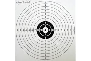 100 Shoot-Club Zielscheiben 14x14 cm aus Fester Pappe