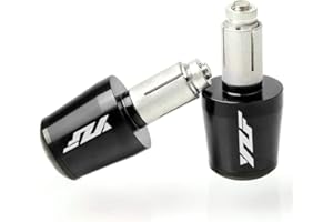 ZHUOWU 7/8" 22mm Puños Acoples de Manillar Agarraderas para Yamaha YZF R1 R3 R6 R6S R25 R125 600R