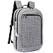 Produktbild Laptop Rucksack leichtgewichts Business Backpack lässiger Arbeits Rucksack Studenten Schulrucksack Laptop Rucksack Tasche mit USB Anschluss für 15-17 Zoll Laptop/Damen / Herren(Grau)