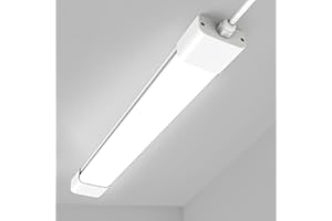 ‎MODLICHT Modlicht Feuchtraumleuchte Led 60cm, 18W 1980LM werkstattlampe 4000K Neutralweiß, LED Deckenleuchte IP65 Wasserfest Wannenleuchte, kellerlampe für Büro Keller Garage Lager
