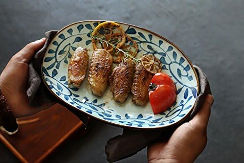 Ramen bowl Salad plate Western steak dish Japanese-style ceramic dish Home Steamed fish dish Simple creative dinner plate Salad plate