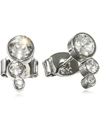 Dyrberg/núcleo Damen-Pendientes 15/02 Lini Ss Crystal Color transparente 1,09 cm - 338075