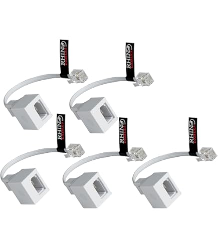 RJ11 Male Plug To BT Female Socket Cable Adapter Converter 80mm - View #4