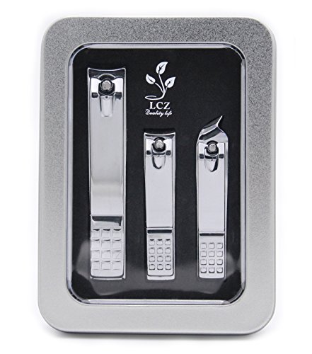 Nagelknipser Set Edelstahl LCZ Pediküre Maniküre Etui Nagelschneider Nagelzwicker