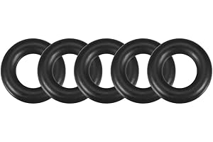 sourcing map 5pcs Nitrilo Caucho Tóricas Juntas 20mm OD 10mm ID 5mm Ancho, Métrico Sellado Empaquetadura O Ring Redondo Arandelas de Goma Surtidas para Grifos Cocina y Fontanería